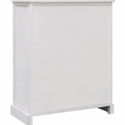 Laatikosto valkoinen 60x30x75 cm puu
