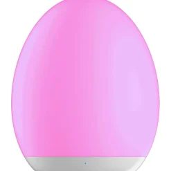 Ladattava LED-pöytävalaisin Star Trading Oval Ø92x110 mm valkoinen