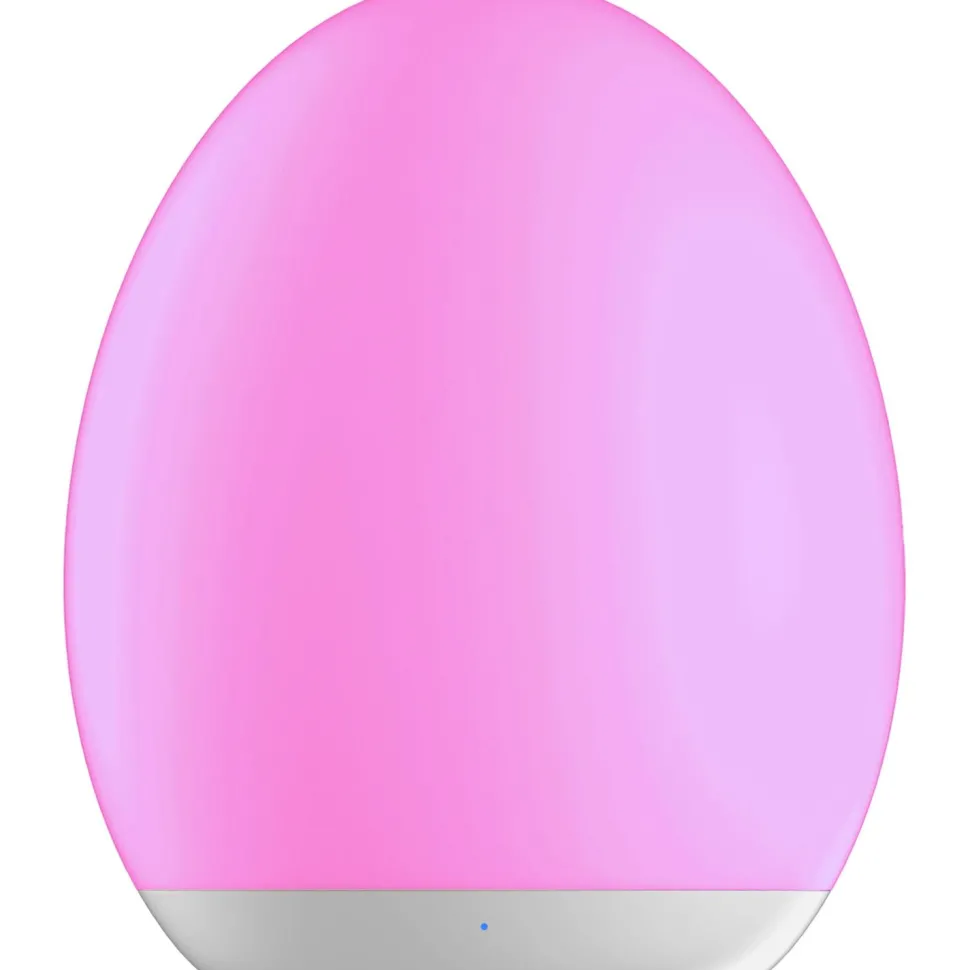 Ladattava LED-pöytävalaisin Star Trading Oval Ø92x110 mm valkoinen