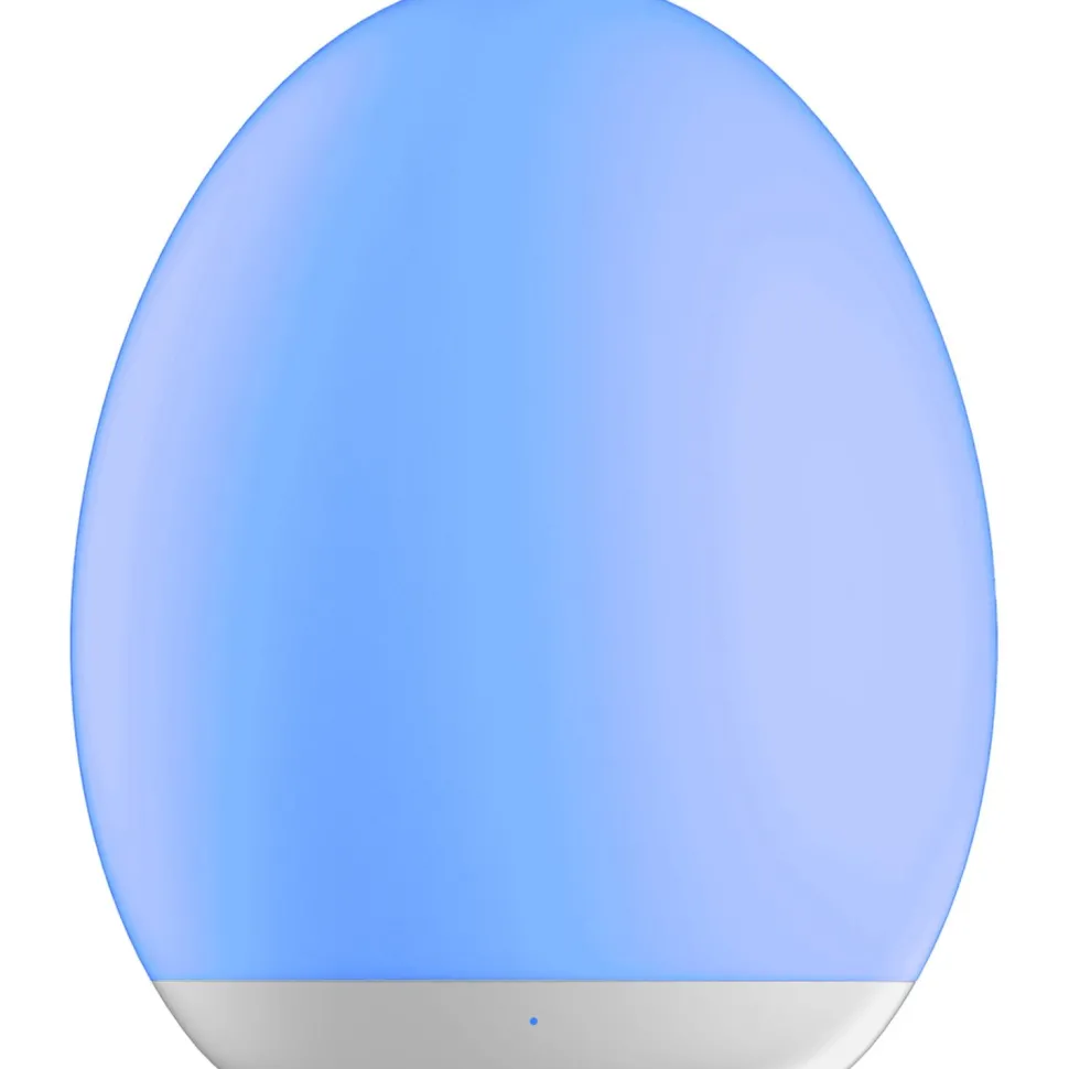 Ladattava LED-pöytävalaisin Star Trading Oval Ø92x110 mm valkoinen