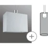 Lampunvarjostin Paulmann URail 2Easy Verona, 250x130mm, harmaa