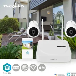 Langaton kamerajärjestelmä Nedis SmartLife SLNVR201CWT