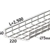 Lankahylly sähkö Zn 2.5m 75/55/4mm
