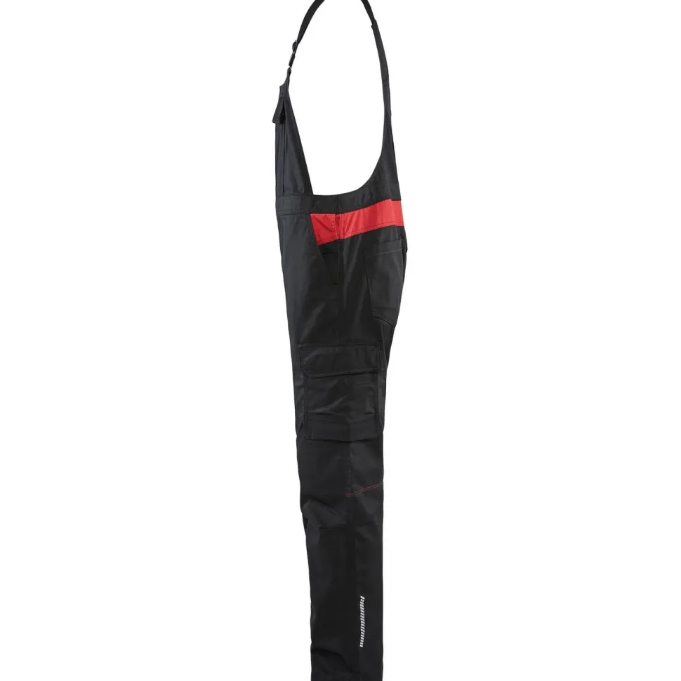 Lappuhaalari Blåkläder 2644 Stretch musta/punainen