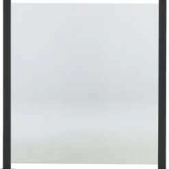 Lasikaidepaneeli Hortus alumiinitolpille 100x90cm kirkas lasi