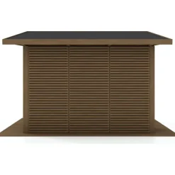 Lasipaviljonki pulpettikatolla 3x3m