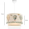 Lastenhuoneen riippuvalaisin Linento Lighting 241678 valkoinen