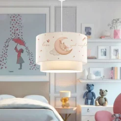 Lastenhuoneen riippuvalaisin Linento Lighting 241441 valkoinen
