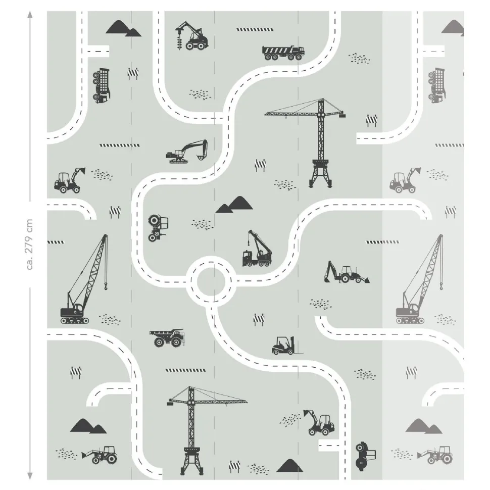 Lastenhuoneen tapetti Esta Forest Friends 159058, jatkettava, 2m x 2.79m