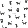 Lastenhuoneen tapetti Esta Little Bandits 138928, eläin, valkoinen/musta