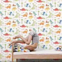 Lastenhuoneen tapetti Galerie Tiny Tots 2 G78363-64, dinosaurus