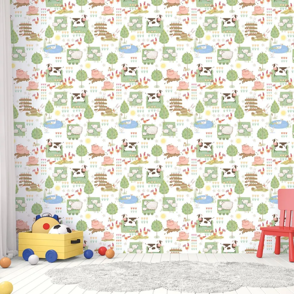 Lastenhuoneen tapetti Galerie Tiny Tots 2 G78374-77, eläin
