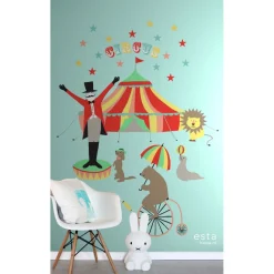 Lastenhuoneen tapetti PhotowallXL Circus 158703 1860x2790 mm