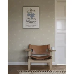 Lastenhuoneen tapetti Sandberg Gillis beige, mittatilaus, non-woven