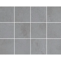 Lattialaatta Pukkila Concreto, 10x10cm, matta, lasitettu, liimatäpläarkki