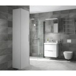 Lattialaatta Pukkila Landstone Grey kuvioitu himmeä sileä 97x97mm