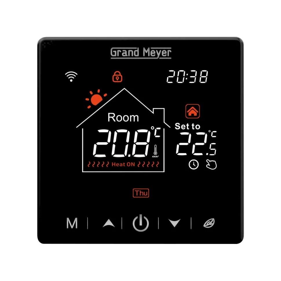 Lattialämmitysmatto Grand Meyer 1 m², 170 W/m² + Wi-Fi termostaatti SN-20, eri kokoja