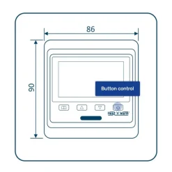Lattialämmitysmatto Grand Meyer 1 m², 170 W/m² + termostaatti HW800, eri kokoja