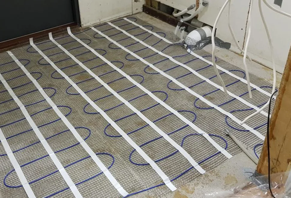 Lattialämmitysmatto Thermopads SFHMT-TP, eri vaihtoehtoja