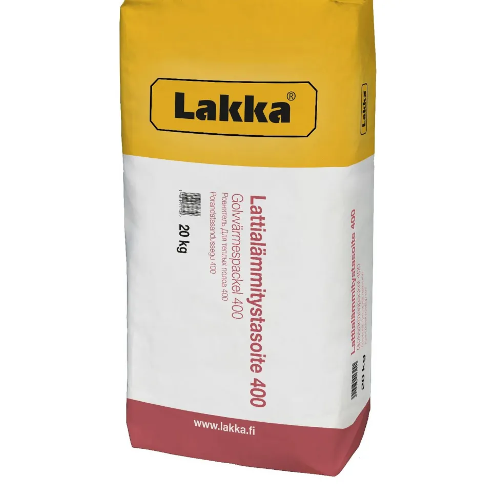 Lattiatasoite Lakka 400, lattialämmitystasoite 20kg