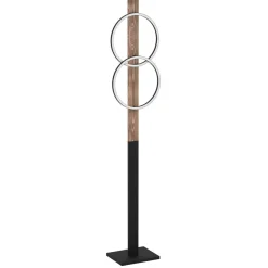 Lattiavalaisin Eglo Boyal, 150cm, 2xLED 12W, IP20, musta/puu