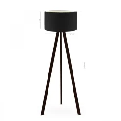 Lattiavalaisin Linento Lighting AYD-2653, musta
