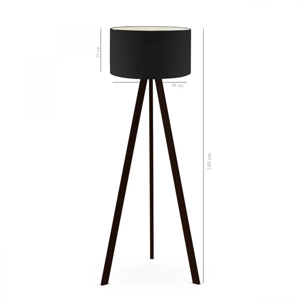 Lattiavalaisin Linento Lighting AYD-2653, musta