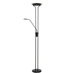 Lattiavalaisin Lucide Champion LED 20+4 W IP20 1800 mm Ø 254 mm metalli/lasi musta