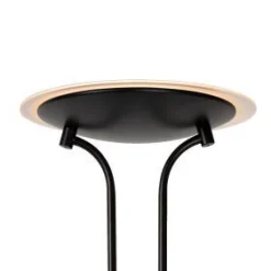 Lattiavalaisin Lucide Champion LED 20+4 W IP20 1800 mm Ø 254 mm metalli/lasi musta