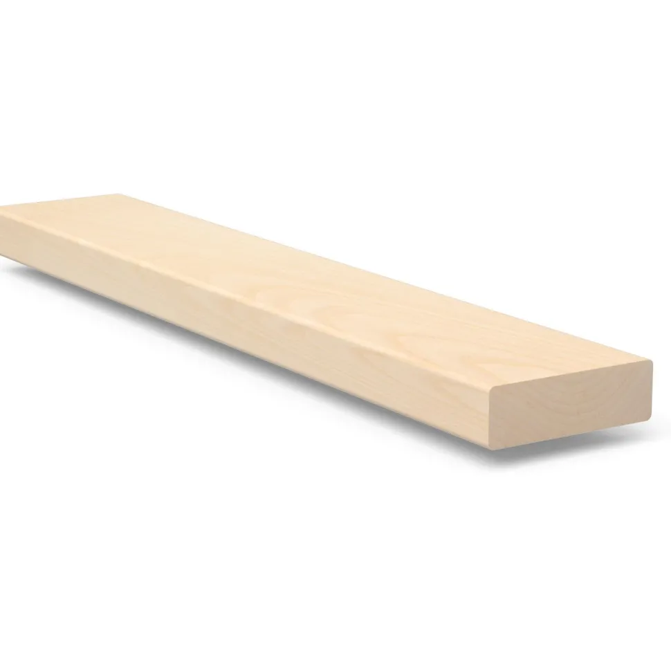 Laude-elementti Jokiwood, haapa, 140x400mm, eri pituuksia