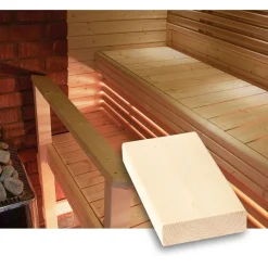 Laudelauta Tuuli Sauna SHP, 28x95mm, TK, kuusi, puuvalmis