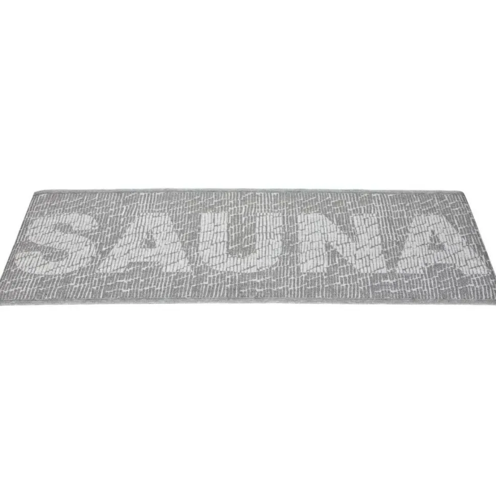 Laudeliina Jokipiin Pellava Saunatikut 45x160 cm valkoinen/musta