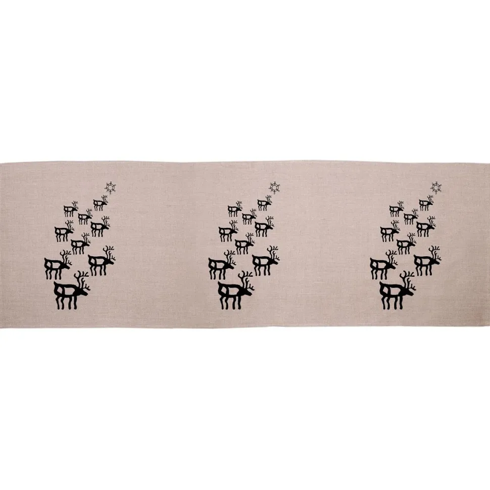 Laudeliina Pikkupuoti Porot Pellava 45x145 cm pellava