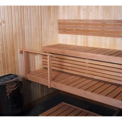 Laudepaketti Harvia Formula 22 2200 mm suoralaude tervaleppä