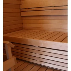 Laudepaketti Jokiwood IISI+, haapa, sis. ylä- ja alalaude, väliritilä, selkänoja, kiuaskaide, jakkara ja kannatinpuut