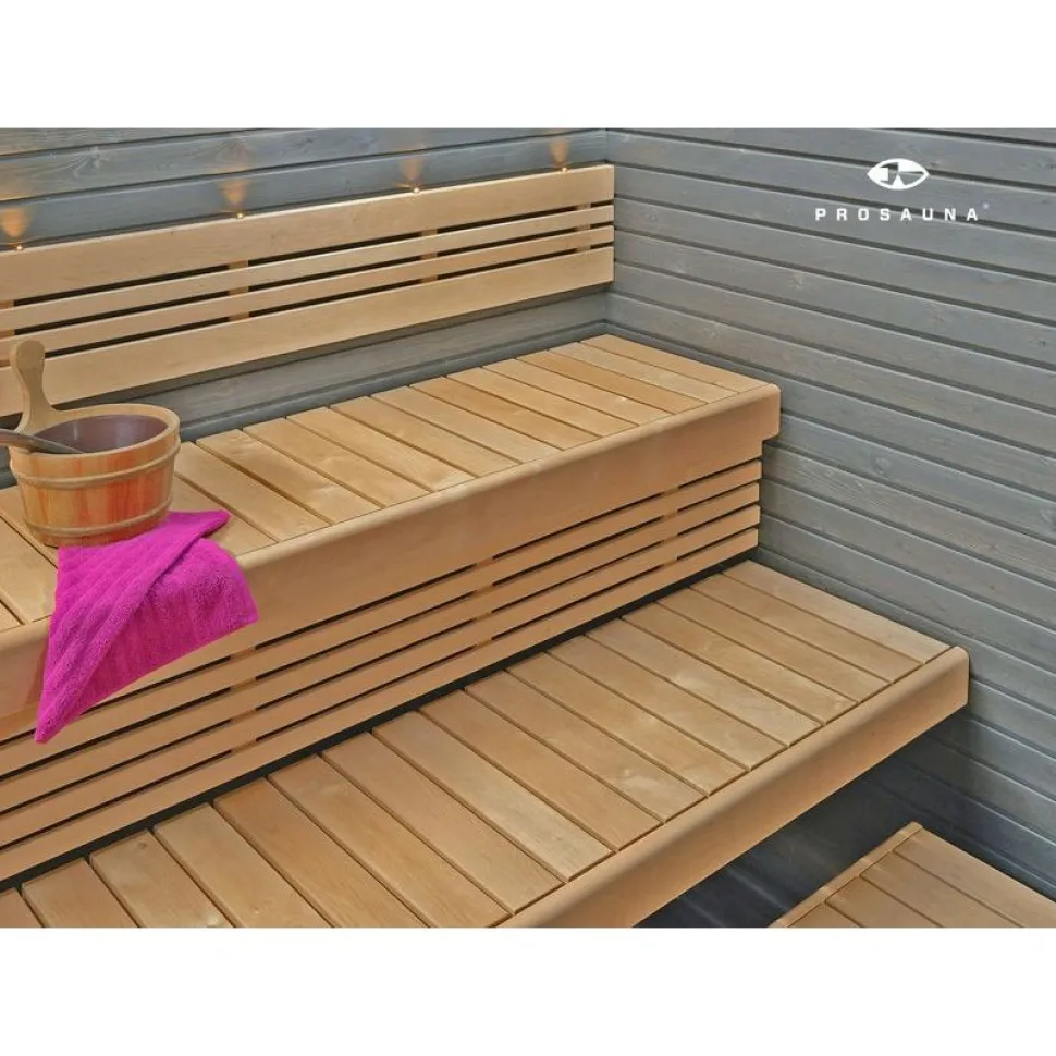 Laudepaketti Prosauna Basic 180 leveys max 1800 mm leppä 53/53