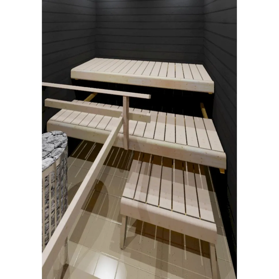 Laudepaketti Prosauna Basic 210 leveys max 2100 mm kuusi 53/41