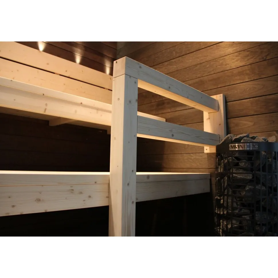 Laudepaketti Prosauna Mahti-laude 240 leveys max 2400 mm kuusi 61/42