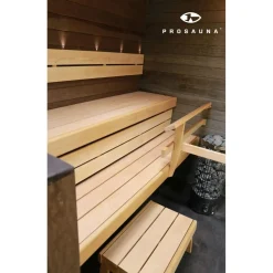 Laudepaketti Prosauna Pro-laude 210 leveys max. 2100 mm syvyys 530/410 mm leppä