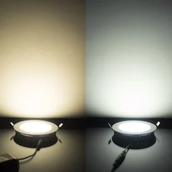 LED alasvalo FTLIGHT Slim Style High Power Square, 9W, IP22, eri vaihtoehtoja