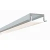 LED-asennuslista FTLIGHT Embed läpikuultava kansi 2000x23/17x8mm alumiini
