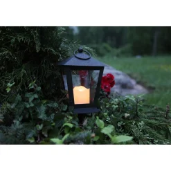 LED-hautalyhty Star Trading Serene, 40cm, musta