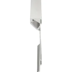LED-jalkalistan päätypala Euroshrink F-320A, alumiini, mattahopea