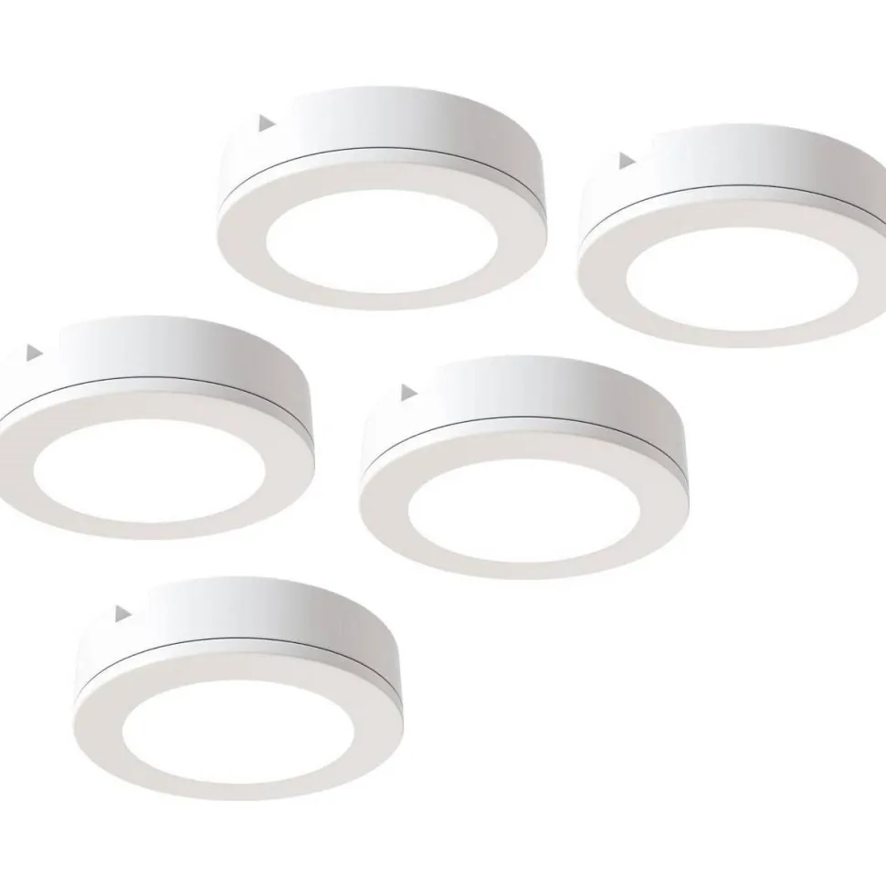 LED-kalustevalaisin Limente LED-LENOX 4000K 5kpl eri värejä