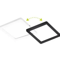 LED-kalustevalaisin Limente Flat 12 LUX 5 kpl + virtalähde valkoinen/musta