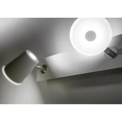 LED-katto/seinäspotti Trio Narcos 95x285 mm valkoinen