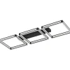 LED-Kattovalaisin Eglo Altaflor 3-osainen 100x31,5cm musta