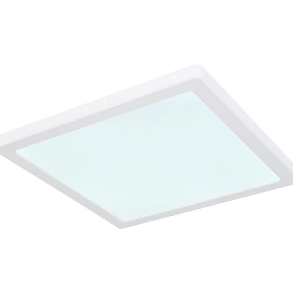 LED-kattovalaisin Globo Lasse, 3000-6500K, neliö, eri kokoja ja värejä