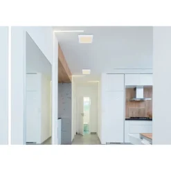 LED-kattovalaisin Globo Lasse, 3000-6500K, neliö, eri kokoja ja värejä