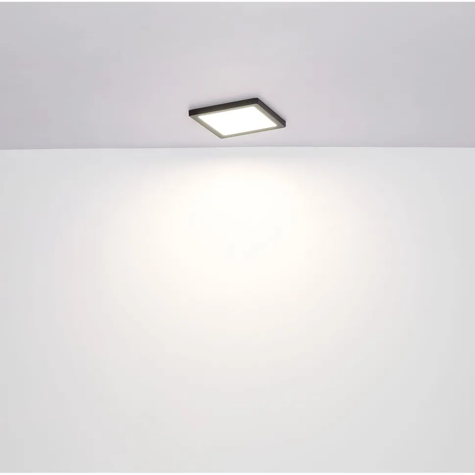 LED-kattovalaisin Globo Lasse, 3000-6500K, neliö, eri kokoja ja värejä